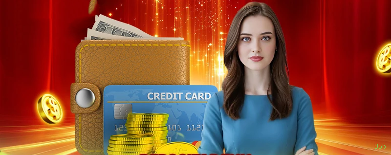 Imagem promocional da 95b mostrando a plataforma e suas vantagens